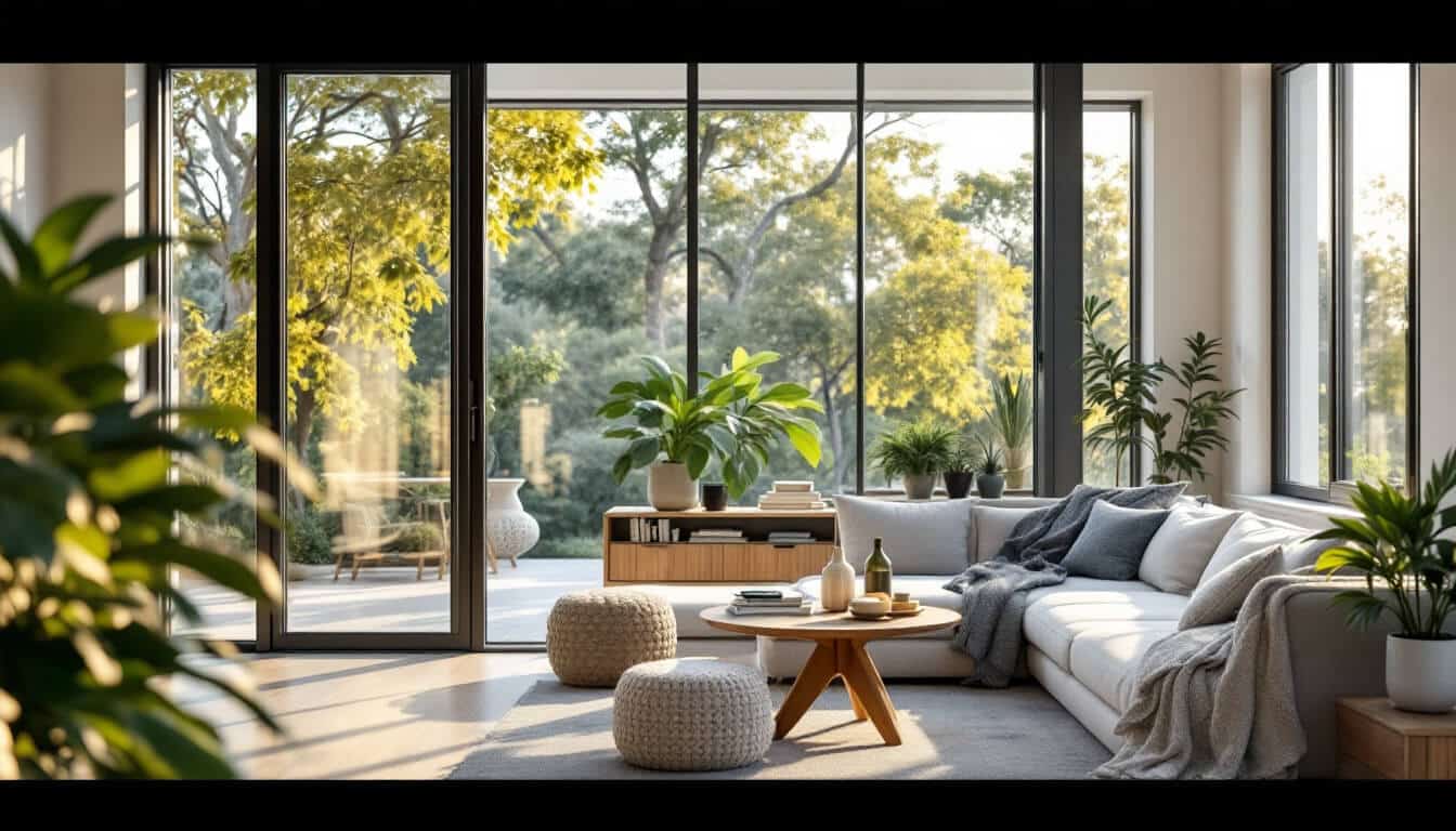 cristalera en salón