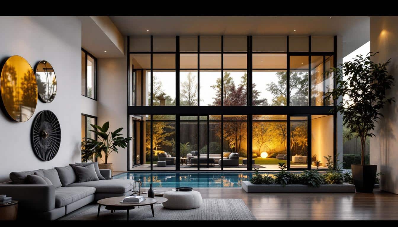 A photograph of a stylish