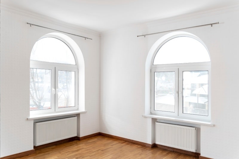 hueco para ventana con arco